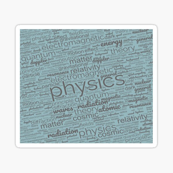 Item preview, Physics Stuff - Blue designed and sold by Fanarchist.