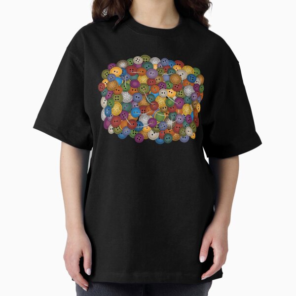 Buttons! Oversized T-Shirt