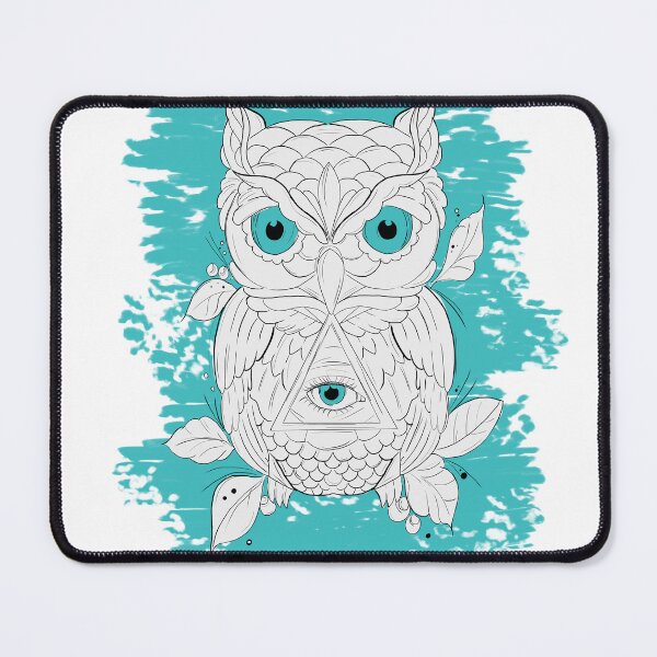 Item preview, Blue Owl Bird Eyes designed and sold by hemp3x.