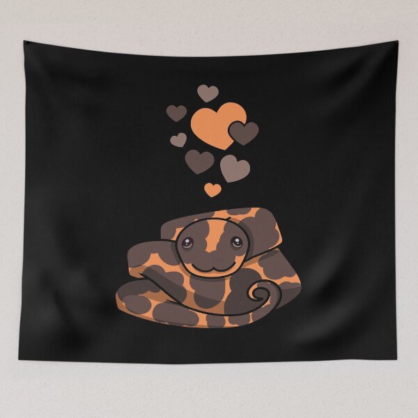 Item preview, Kenyan Sand Boa With Hearts designed and sold by eternallygifted.
