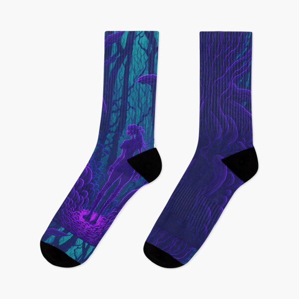 Item preview, The Glowing Jungle A Walk Among the Neon Trees designed and sold by RedArtG09.