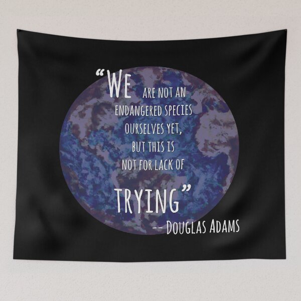 Item preview, More Ineffable Wisdom of Douglas Adams designed and sold by BastsTardyChild.