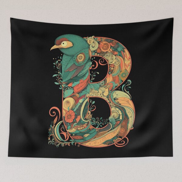 Item preview, Intricate Letter B designed and sold by UlDesigns.