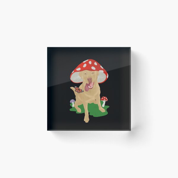 Item preview, Dudley Labrador Retriever Puppy Mushroom designed and sold by KantstandyaC.