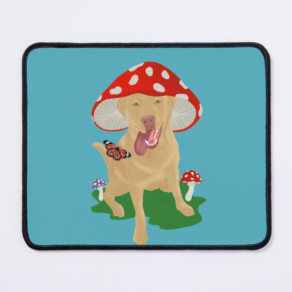 Item preview, Dudley Labrador Retriever Puppy Mushroom designed and sold by KantstandyaC.