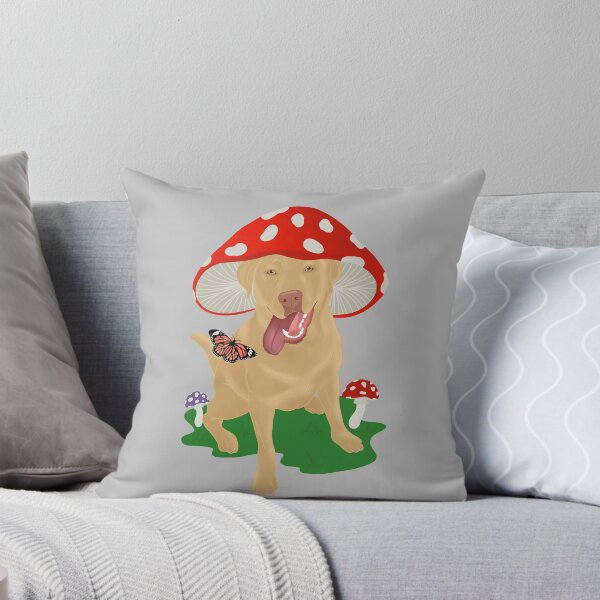 Item preview, Dudley Labrador Retriever Puppy Mushroom designed and sold by KantstandyaC.