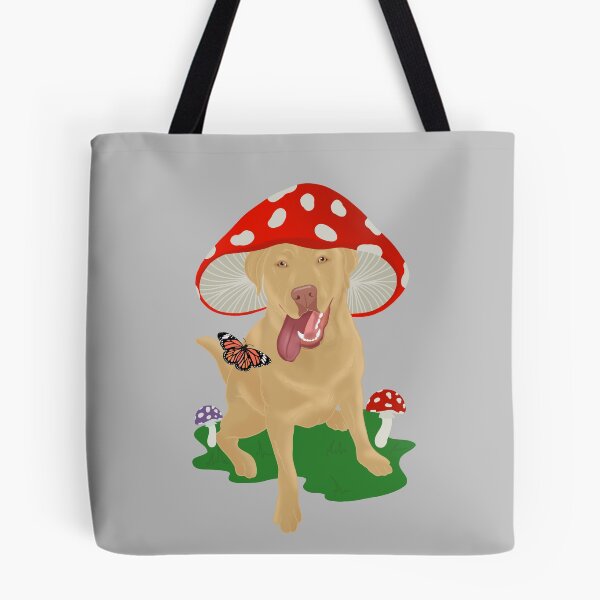 Item preview, Dudley Labrador Retriever Puppy Mushroom designed and sold by KantstandyaC.
