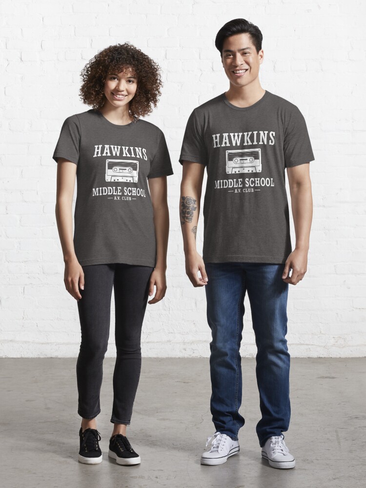 HAWKINS MIDDLE SCHOOL AV CLUB 1983 NETFLIX Essential T Shirt for Sale by spotlightofjuly Redbubble