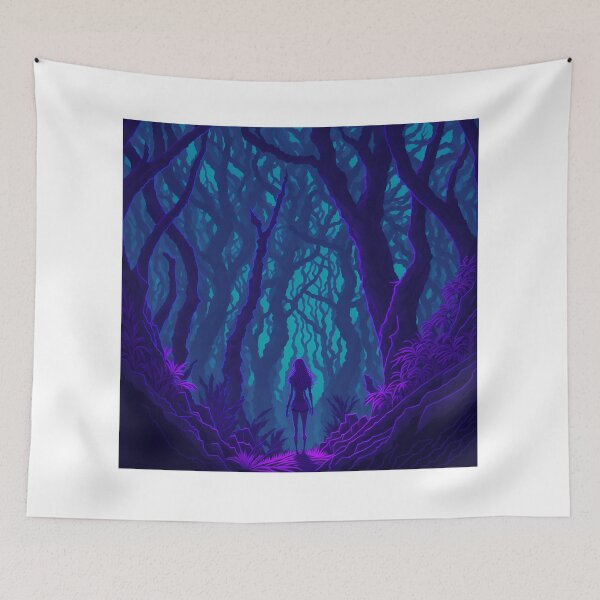 Item preview, The Electric Jungle The Twilight Jungle Rainforest Safari designed and sold by RedArtG09.