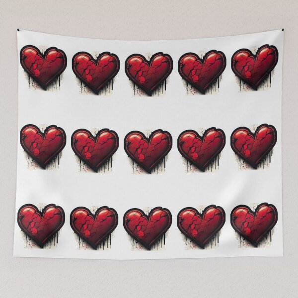 Item preview, Red Heart Art designed and sold by Digital Mindscape.