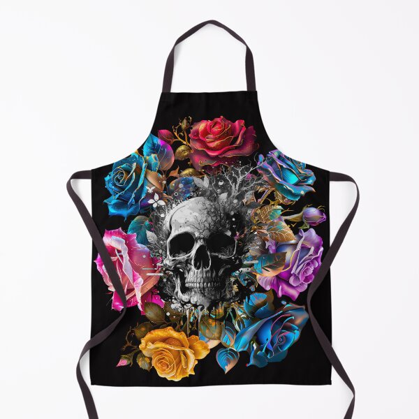 Item preview, Skull in roses designed and sold by thatsthepoint.