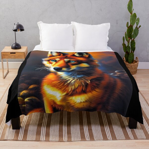 Item preview, Red Fox portrait, impasto, Ai Generated Art  designed and sold by ACC .