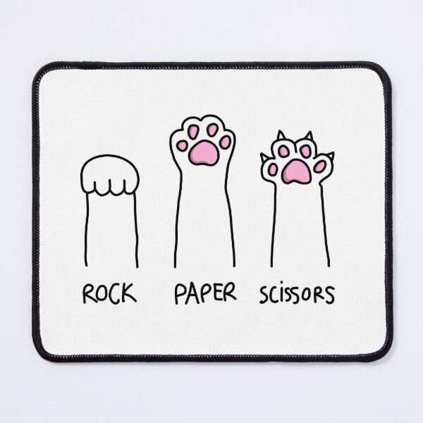 Item preview, Cat Rock Paper Scissors designed and sold by sadisantos.