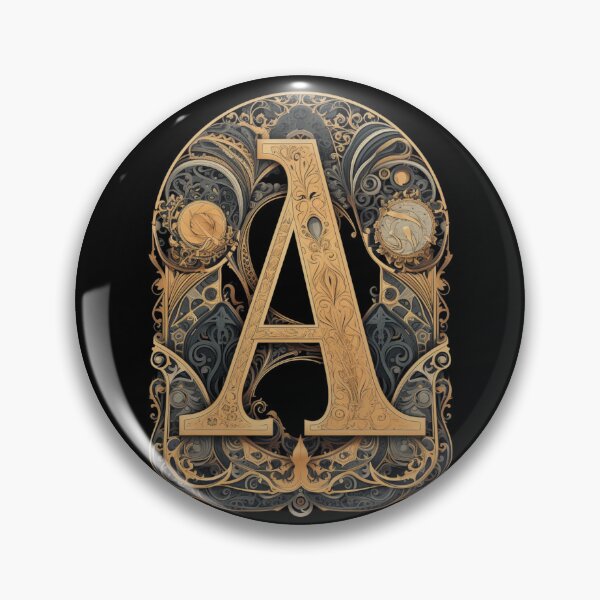 Item preview, Intricate Letter A designed and sold by UlDesigns.