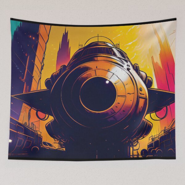 Item preview, Graphic Novel Spaceship Design designed and sold by ByteyCreatives.