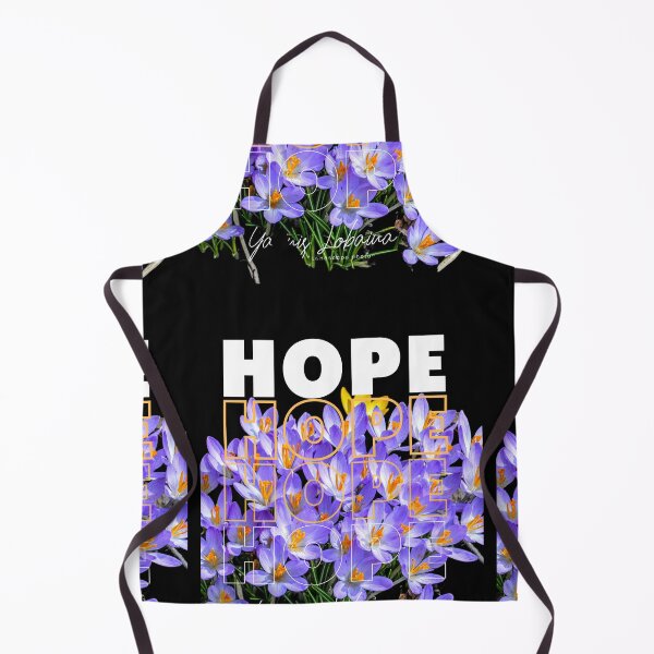 Item preview, HOPE BY YANNIS LOBAINA Purple and Yellow flowers, first signs of spring! designed and sold by Yannis Lobaina Art .