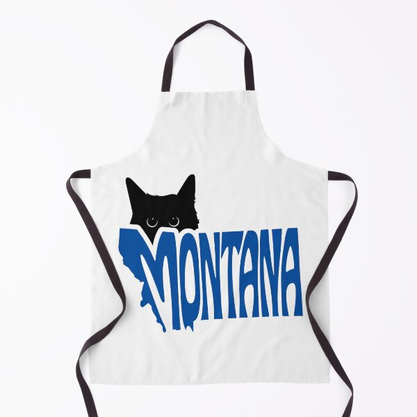 Item preview, Cat Loves Montana | State Pride Shirt for Pet Lovers designed and sold by GoblinBoutique.