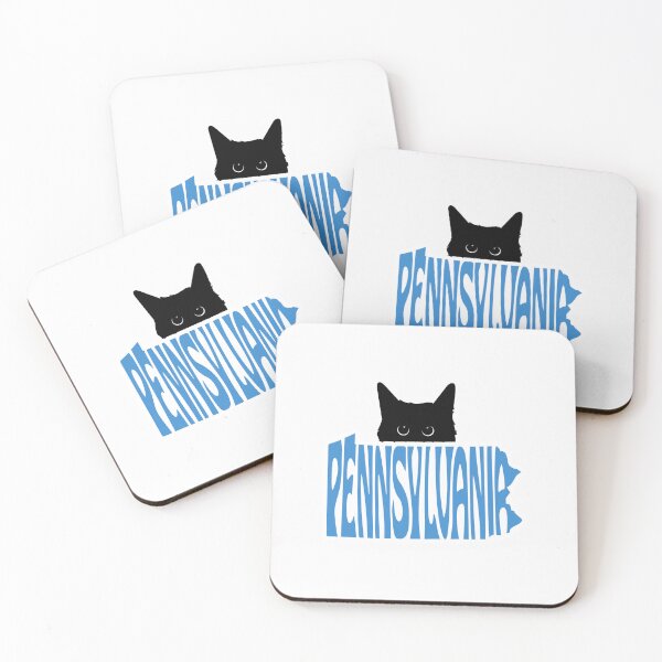 Item preview, Cat Loves Pennsylvania | State Pride Shirt for Pet Lovers designed and sold by GoblinBoutique.