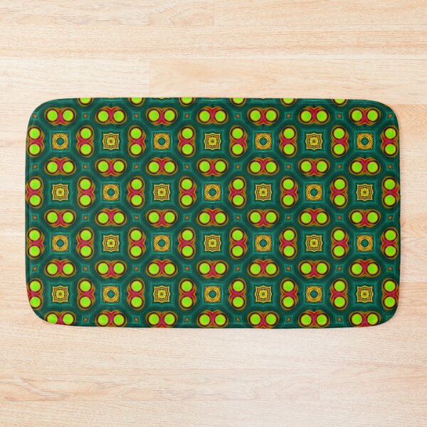 Item preview, Asymmetrical shapes maximalism design "yellow alien eyes" by Code03 designed and sold by Code03.