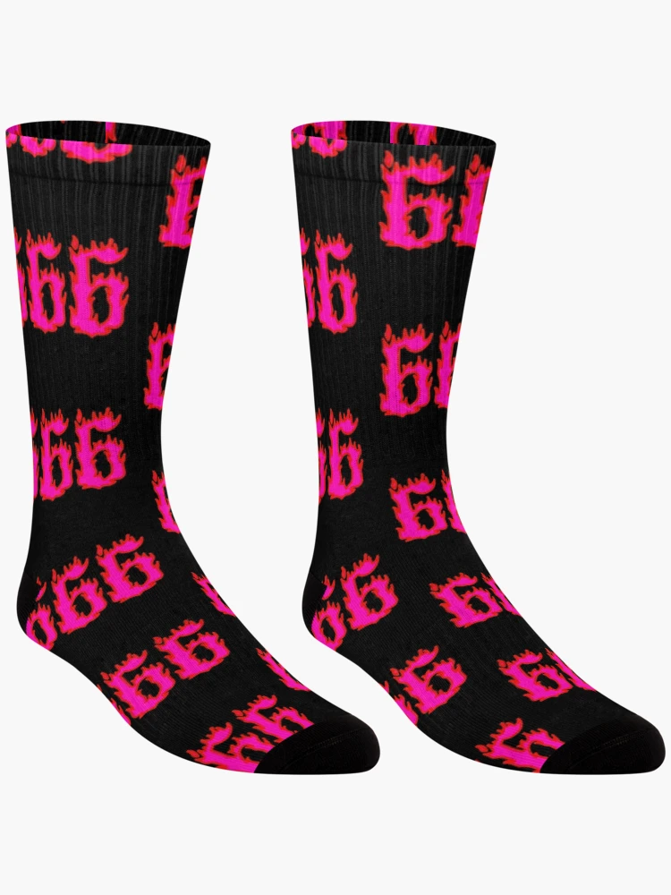 Thumbnail 3 of 5, Socks, 666 designed and sold by Riotinto.