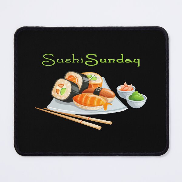 Item preview, Sushi Sunday (on Black) designed and sold by epinkb.