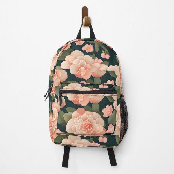 Item preview, Pink and Green Camellia Flowers Floral Patterns designed and sold by Wonder Of Light.