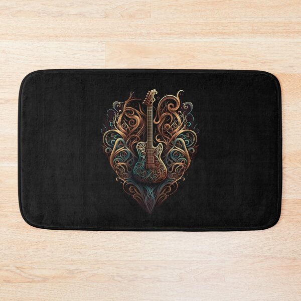 Item preview, Guitar Heart Shaped Band Design designed and sold by EternalDelight1.