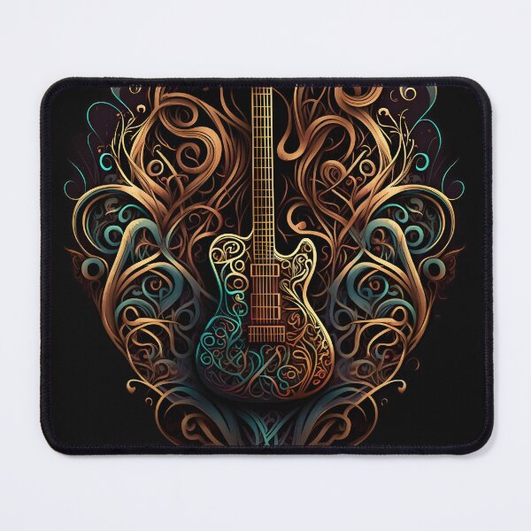 Item preview, Guitar Heart Shaped Band Design designed and sold by EternalDelight1.