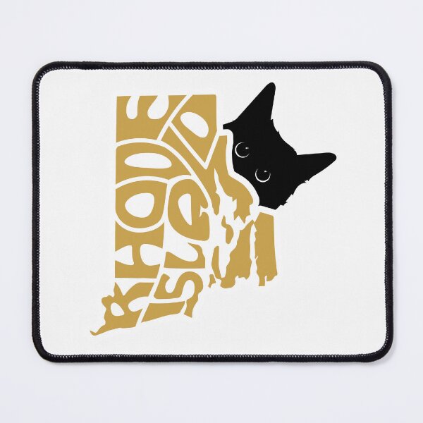 Item preview, Cat Loves Rhode Island | State Pride Shirt for Pet Lovers designed and sold by GoblinBoutique.