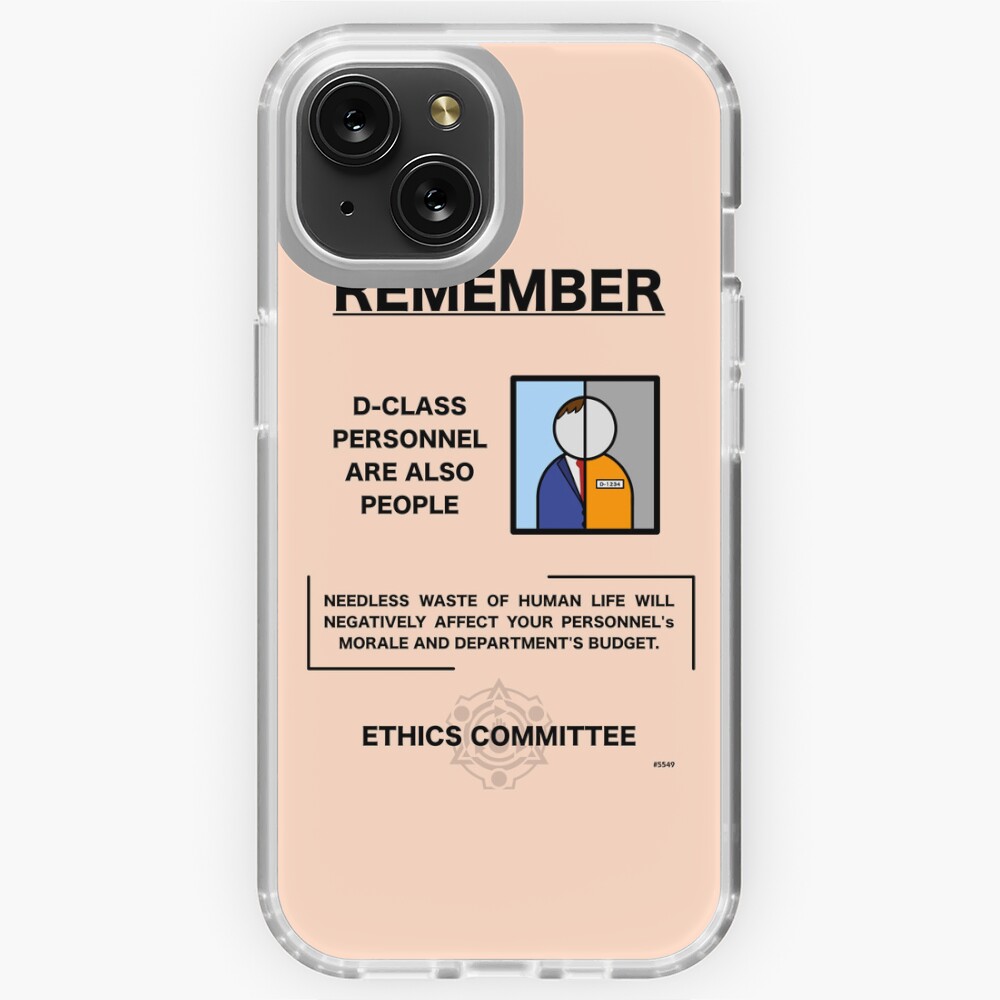 SCP Sticker - Remember: D-class are also people – Foundation