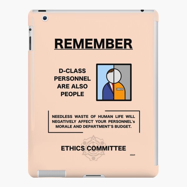 SCP Sticker - Remember: D-class are also people – Foundation