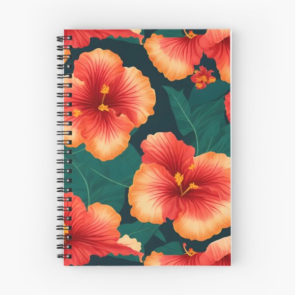 Item preview, Red and Orange Orchid Flowers Floral Patterns designed and sold by Wonder Of Light.