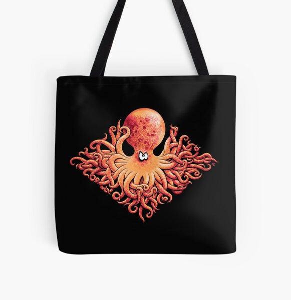 Le Poulpe au 51 tentacules II Tote bag doublé