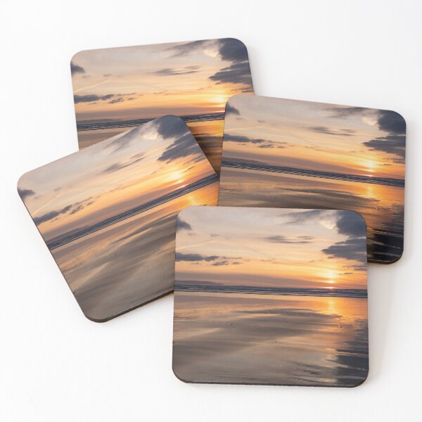 Item preview, Sunset on Westward Ho! beach designed and sold by twymanphoto.