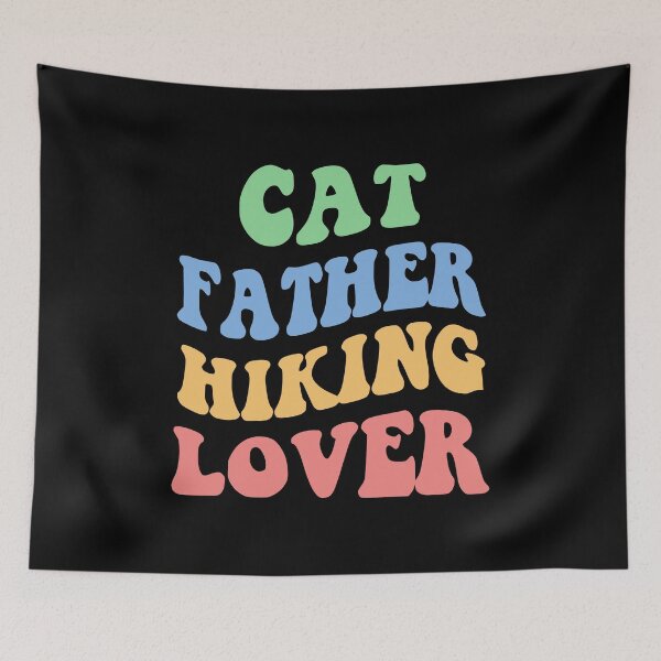 Item preview, Cat Father Hiking Lover IV designed and sold by Lemon Pepper.