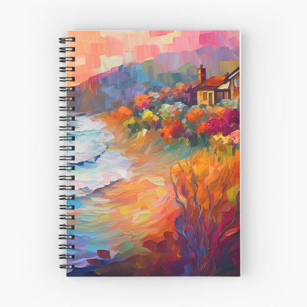 Item preview, Floral dunes and the beach house designed and sold by Red Witch Art.