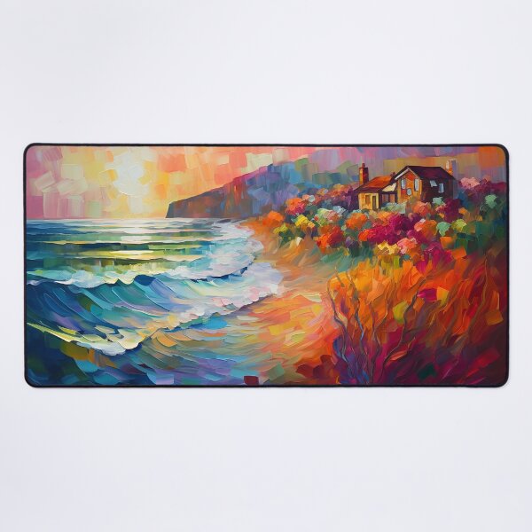 Item preview, Floral dunes and the beach house designed and sold by Red Witch Art.