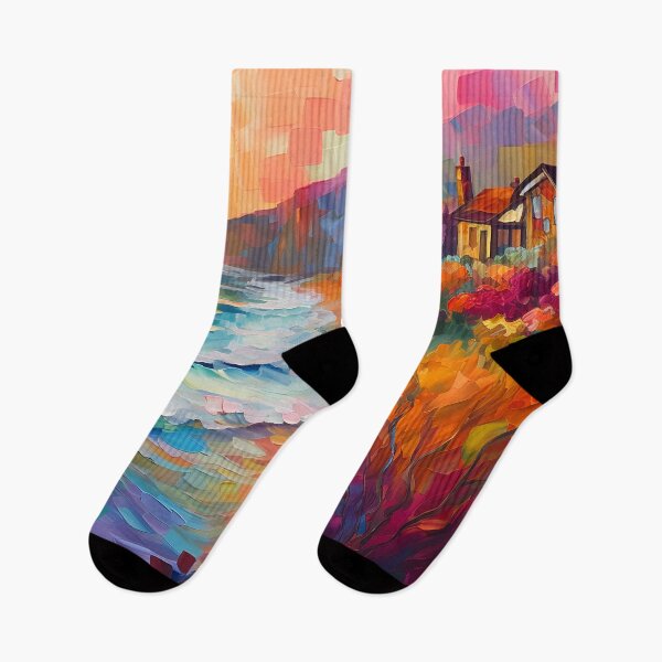 Item preview, Floral dunes and the beach house designed and sold by Red Witch Art.