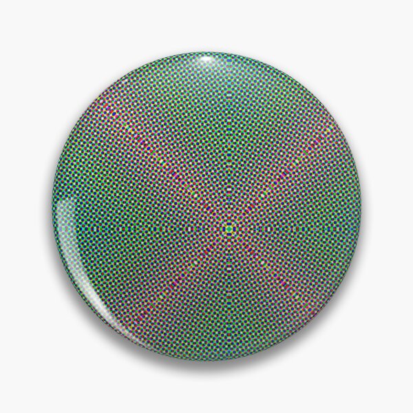 Item preview, Pink and Green Halftone Abstract X Retro 50s 60s Pattern Illusion Color Gradient designed and sold by kattakitty.