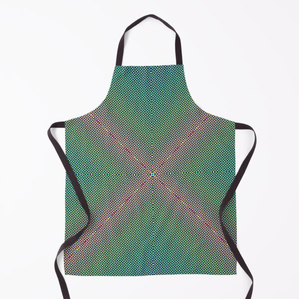 Item preview, Pink and Green Halftone Abstract X Retro 50s 60s Pattern Illusion Color Gradient designed and sold by kattakitty.