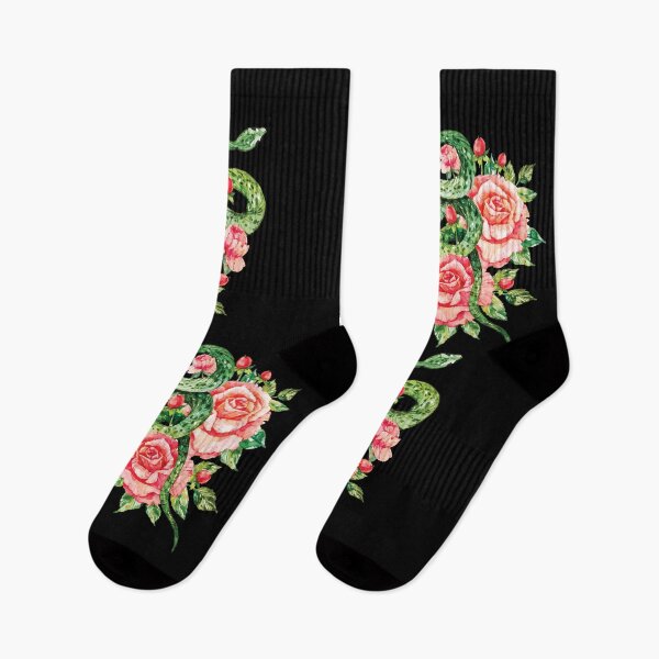 Item preview, Snake and Roses designed and sold by chillaxcats.