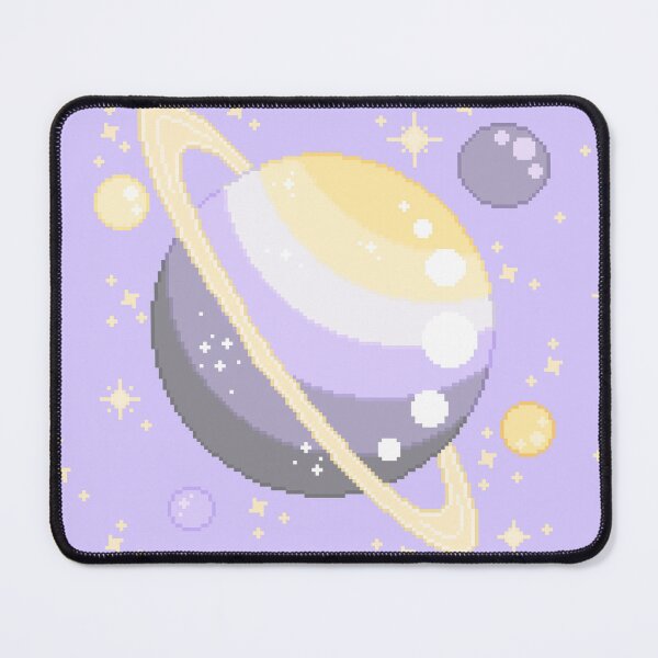 Item preview, Nonbinary Pride Pixel Planet designed and sold by Stardust-Specks.