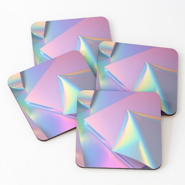 Item preview, Holographic neon crumpled background. Gradient designed and sold by anytka.