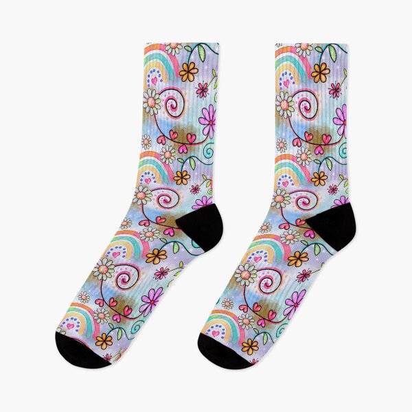 Item preview, Whimsical Flowers and Colorful Doodles designed and sold by frankie5368.