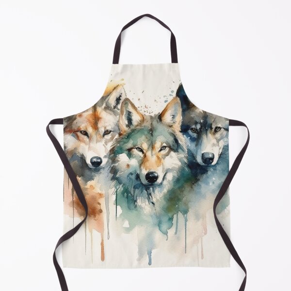 Item preview, Watercolor Wash Wolves designed and sold by Matt's Artificial Nature.