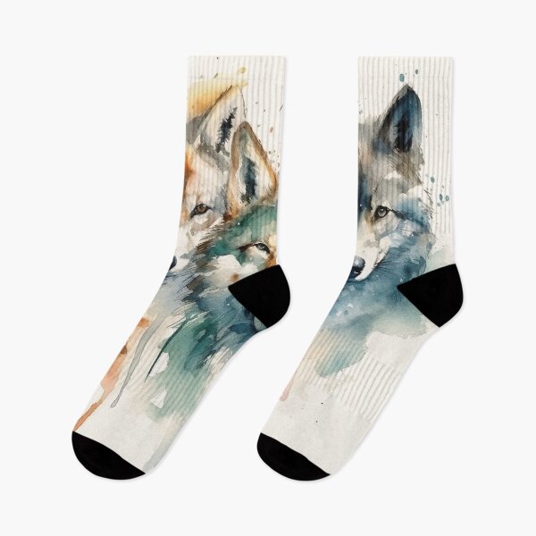 Item preview, Watercolor Wash Wolves designed and sold by Matt's Artificial Nature.