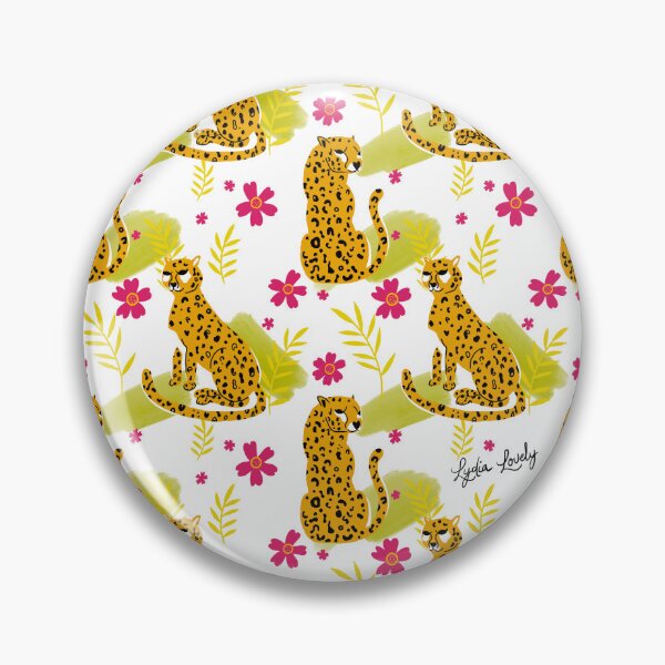 Artikelvorschau, Jaguar pattern multi yellow- white background entworfen und verkauft von Studio Lydia  Lovely.