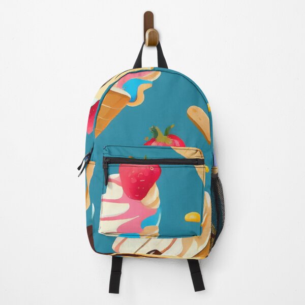 Item preview, Twisted ice cream cone. Stylized retro pattern. Sweet dessert background with drops designed and sold by anytka.