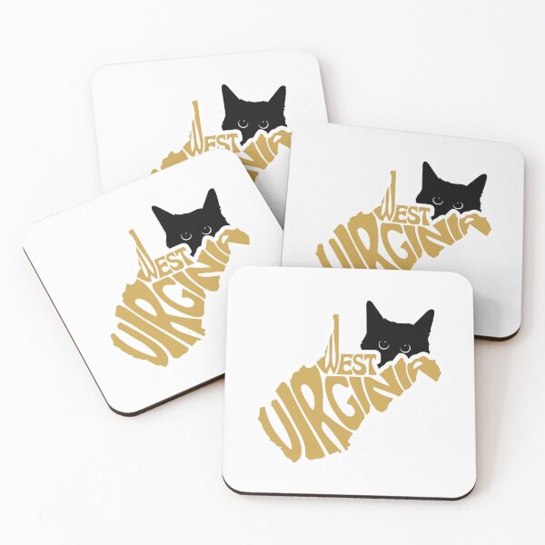 Item preview, Cat Loves West Virginia | State Pride for Pet Lovers designed and sold by GoblinBoutique.