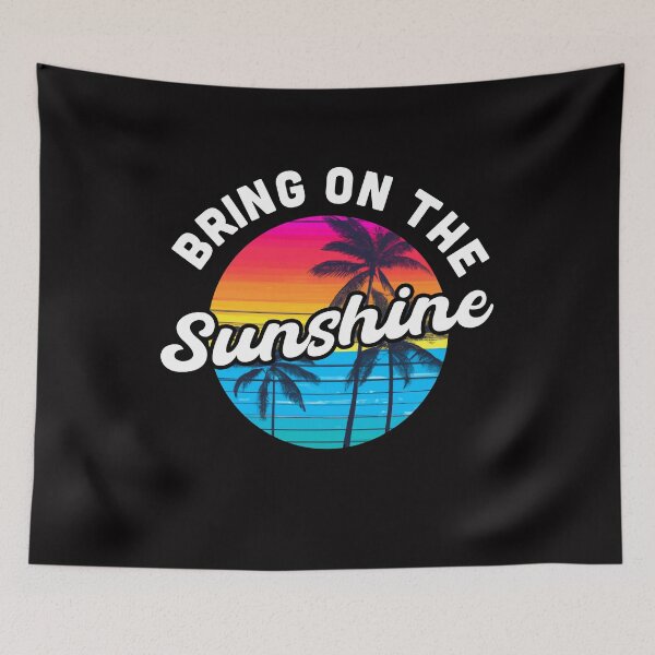 Item preview, Bring On the Sunshine Vacation Summer Souvenir designed and sold by Rustic Valley Studio.
